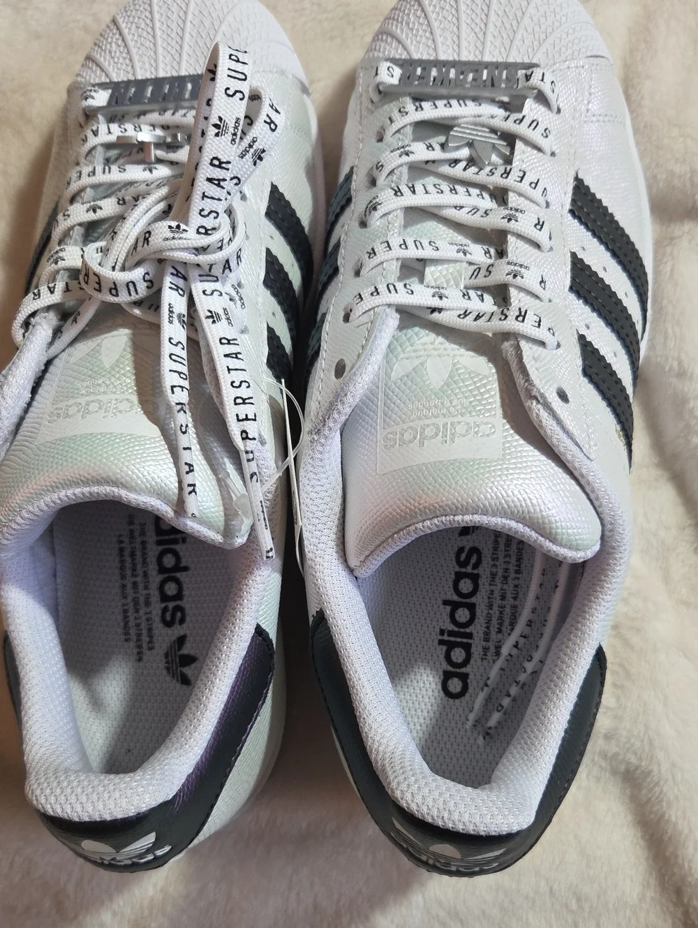 NWT Adidas Women’s Superstar Sneaker Queen Purple Iridescent Women’s Size 8